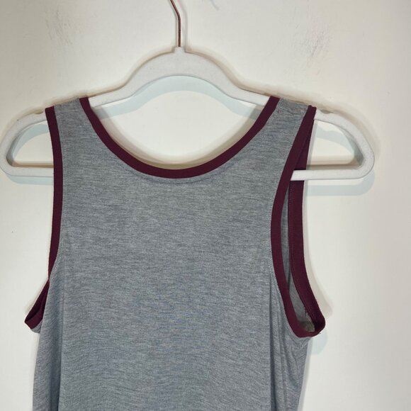 Fifth Sun Tank Top M Womens Grey Multicolor Graphic Print High Low Size Medium - Picture 7 of 8